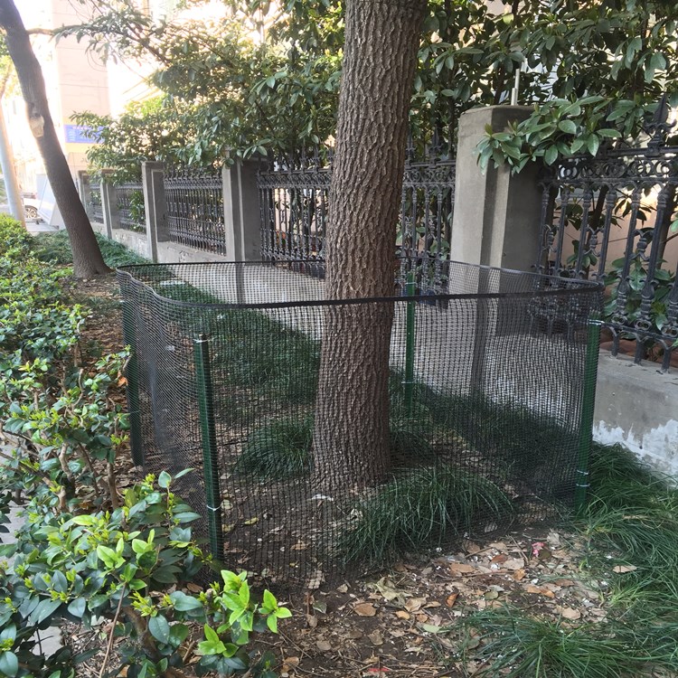 Cerca plástica temporal del jardín de la malla del cuadrado del color verde del HDPE de 20 * 20m m