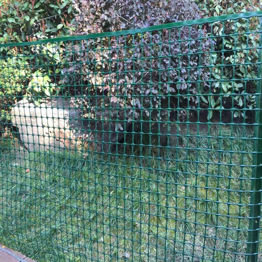 Cerca plástica temporal del jardín de la malla del cuadrado del color verde del HDPE de 20 * 20m m